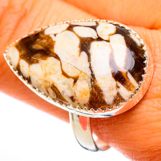 Peanut Wood Jasper Rings handcrafted by Ana Silver Co - RING110312