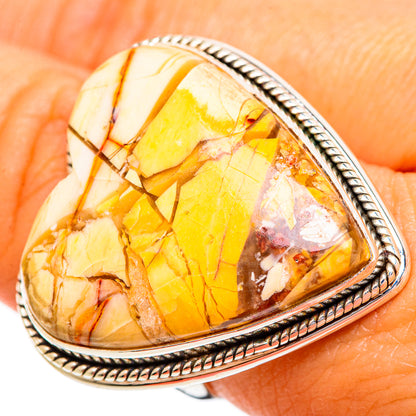 Brecciated Mookaite Rings handcrafted by Ana Silver Co - RING110313