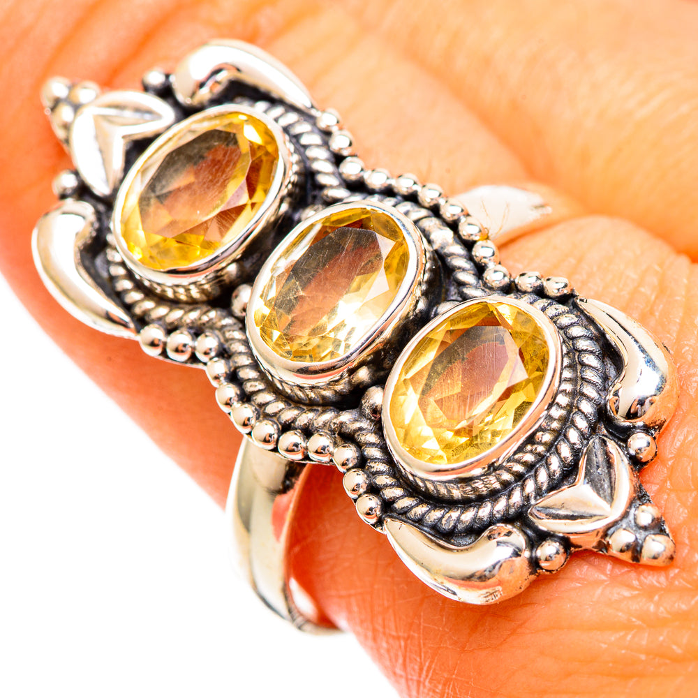 Citrine Rings handcrafted by Ana Silver Co - RING110314