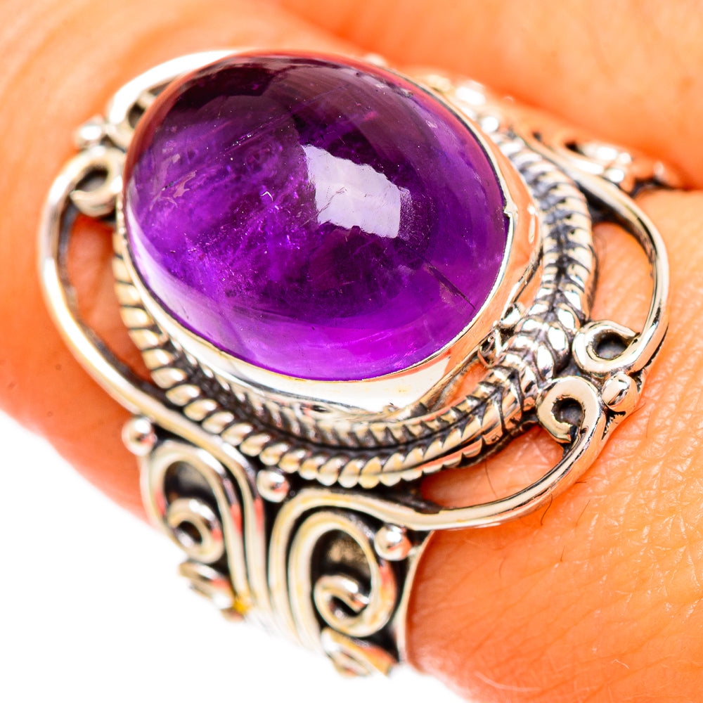 Amethyst Rings handcrafted by Ana Silver Co - RING110320