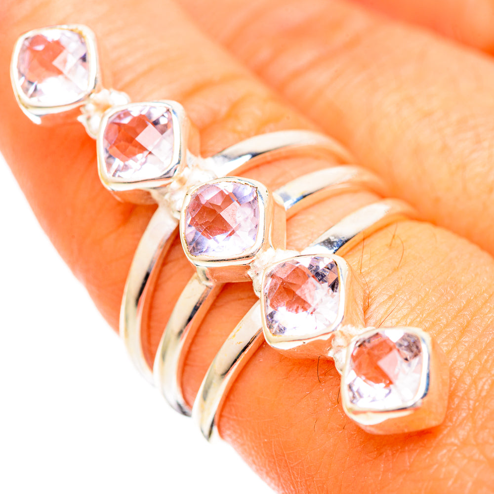 Kunzite Rings handcrafted by Ana Silver Co - RING110328