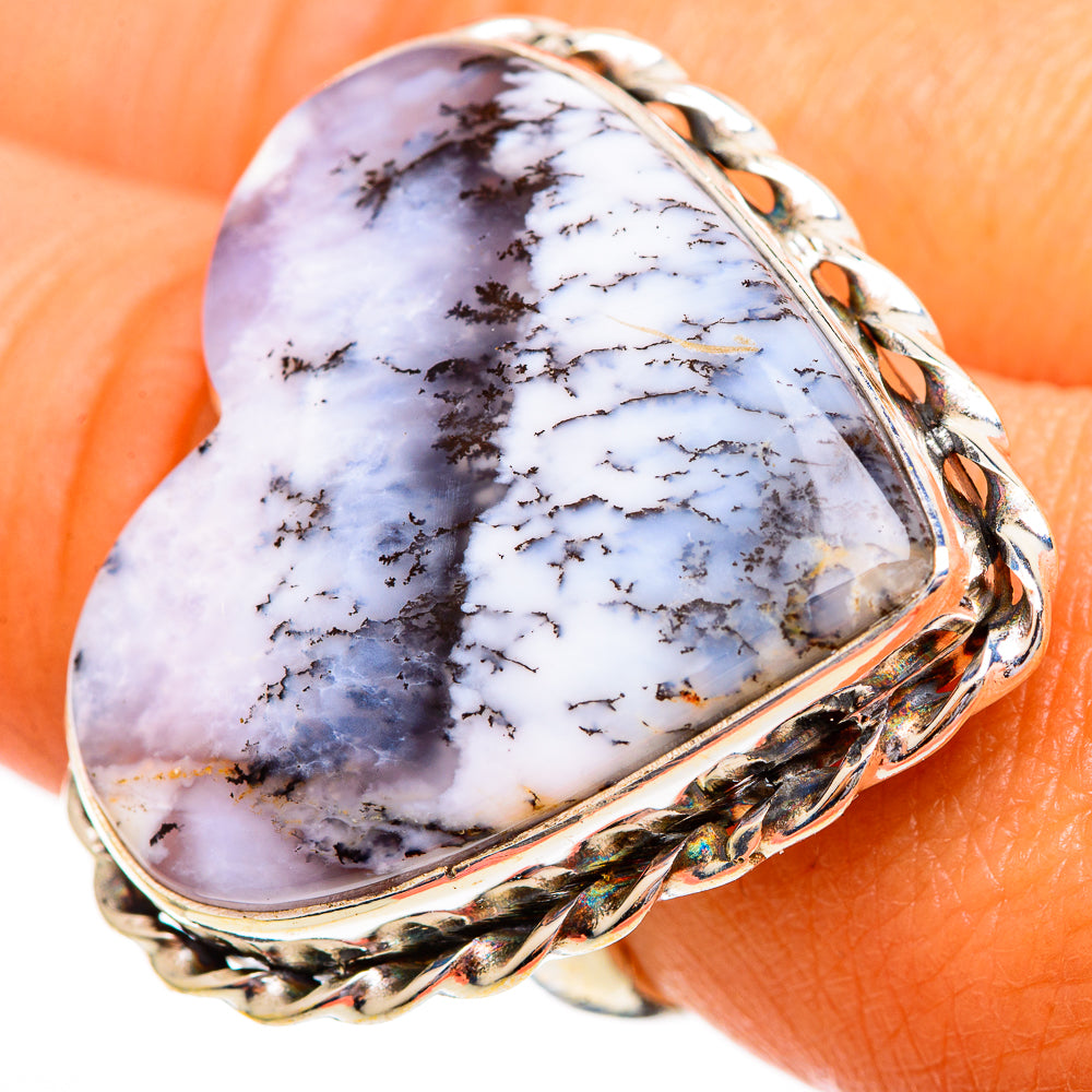 Dendritic Opal Rings handcrafted by Ana Silver Co - RING110332