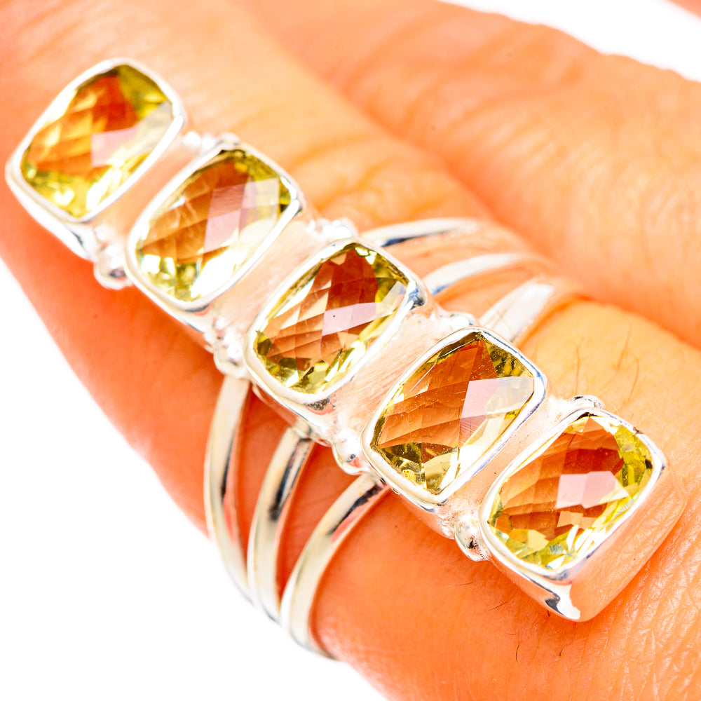 Citrine Rings handcrafted by Ana Silver Co - RING110336