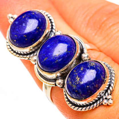 Lapis Lazuli Rings handcrafted by Ana Silver Co - RING110345