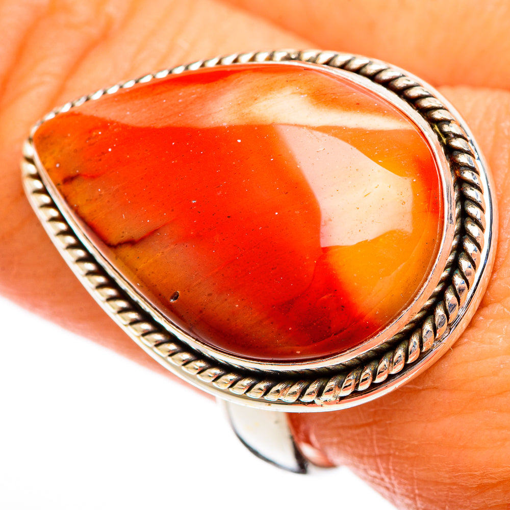 Mookaite Rings handcrafted by Ana Silver Co - RING110353