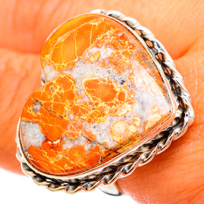Sponge Coral Rings handcrafted by Ana Silver Co - RING110354