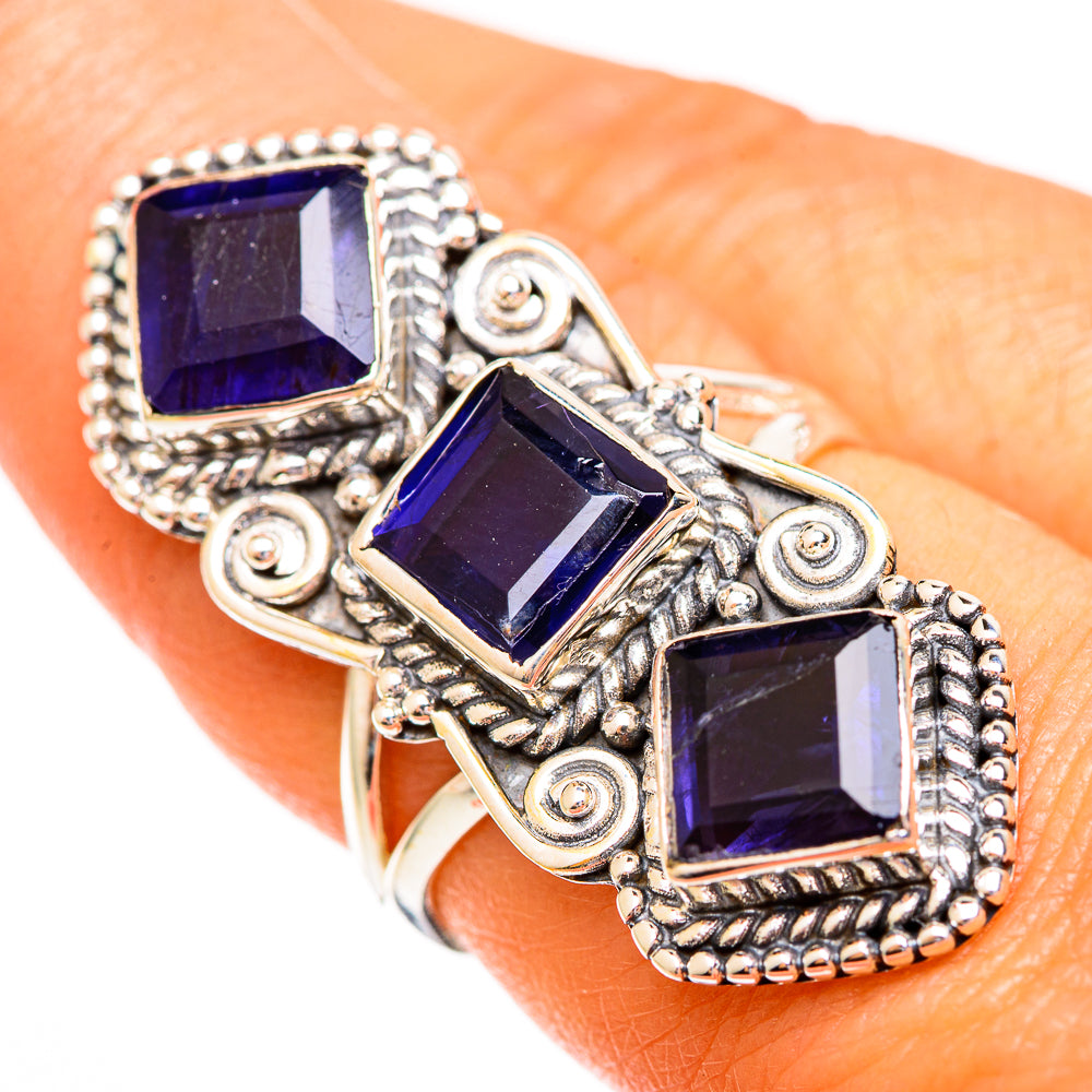 Violet Spinel Rings handcrafted by Ana Silver Co - RING110360