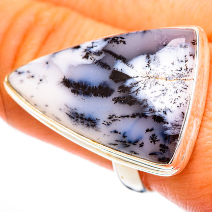 Dendritic Opal Rings handcrafted by Ana Silver Co - RING110368
