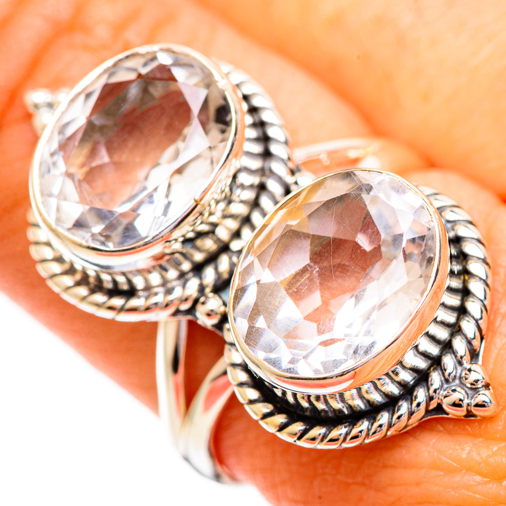 White Quartz Rings handcrafted by Ana Silver Co - RING110369