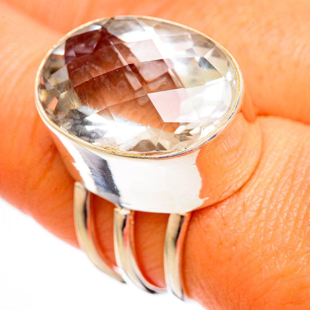 White Quartz Rings handcrafted by Ana Silver Co - RING110371