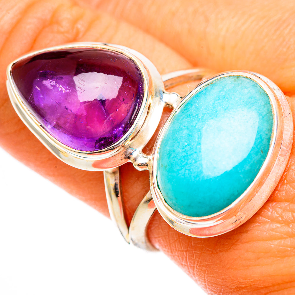Larimar Rings handcrafted by Ana Silver Co - RING110372