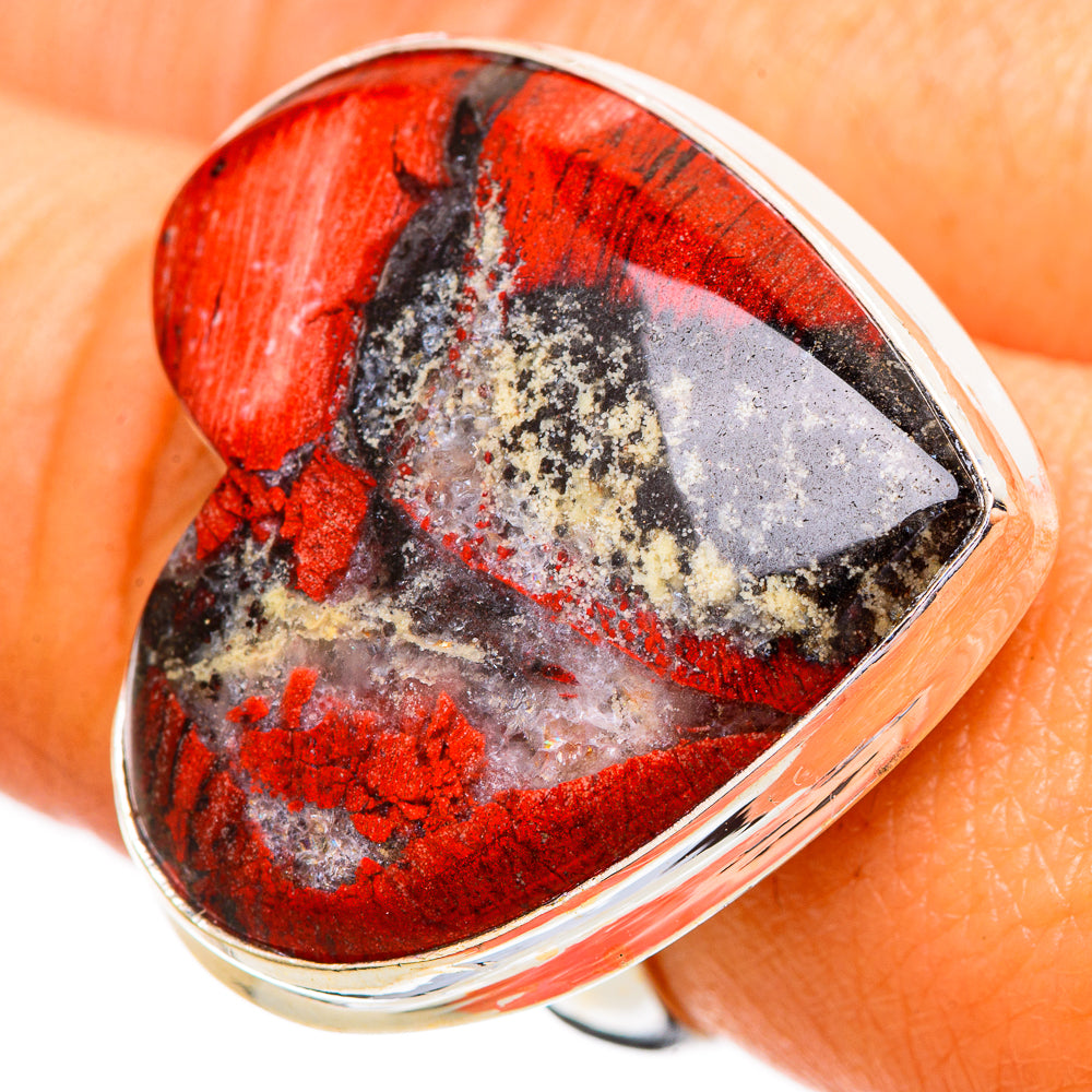 Moroccan Agate Rings handcrafted by Ana Silver Co - RING110391
