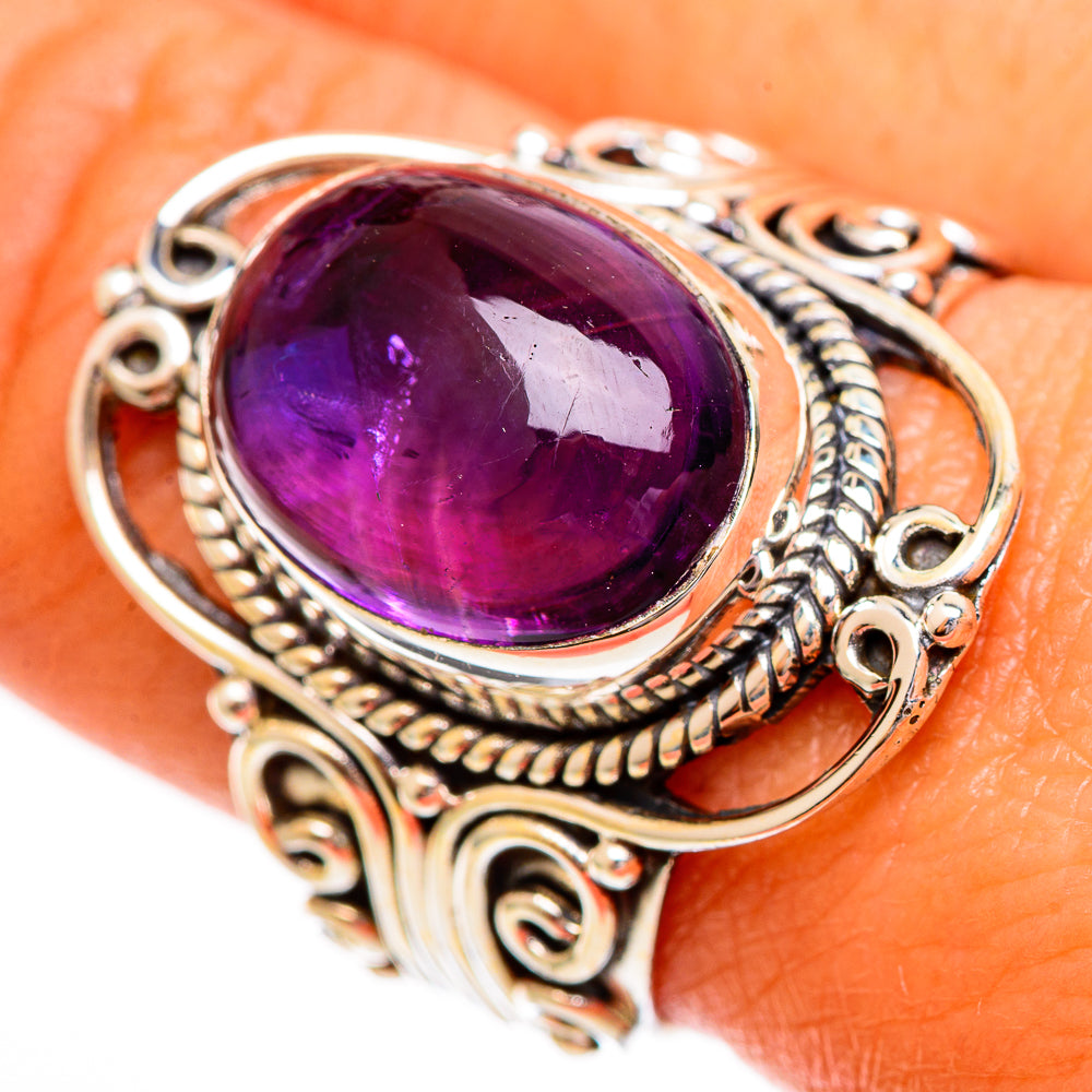 Amethyst Rings handcrafted by Ana Silver Co - RING110395