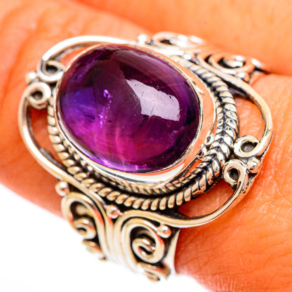 Amethyst Rings handcrafted by Ana Silver Co - RING110395