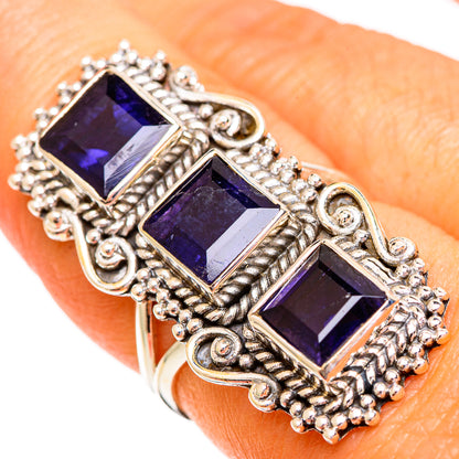 Violet Spinel Rings handcrafted by Ana Silver Co - RING110400