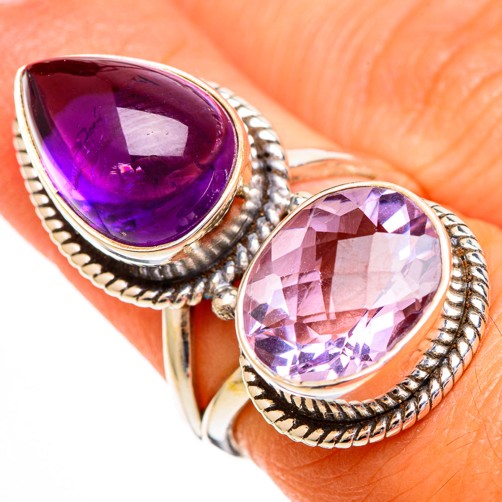 Amethyst Rings handcrafted by Ana Silver Co - RING110402