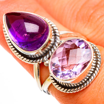 Amethyst Rings handcrafted by Ana Silver Co - RING110402