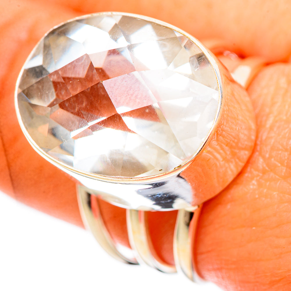 White Quartz Rings handcrafted by Ana Silver Co - RING110413
