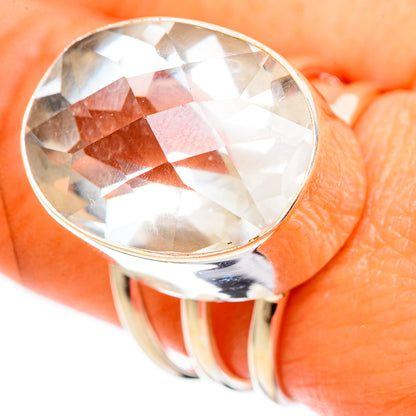 White Quartz Rings handcrafted by Ana Silver Co - RING110413