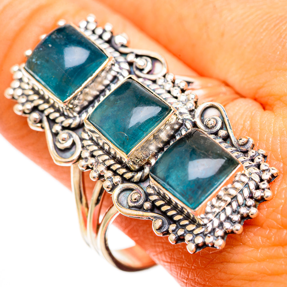 Apatite Rings handcrafted by Ana Silver Co - RING110423