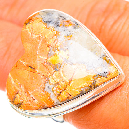 Brecciated Mookaite Rings handcrafted by Ana Silver Co - RING110431
