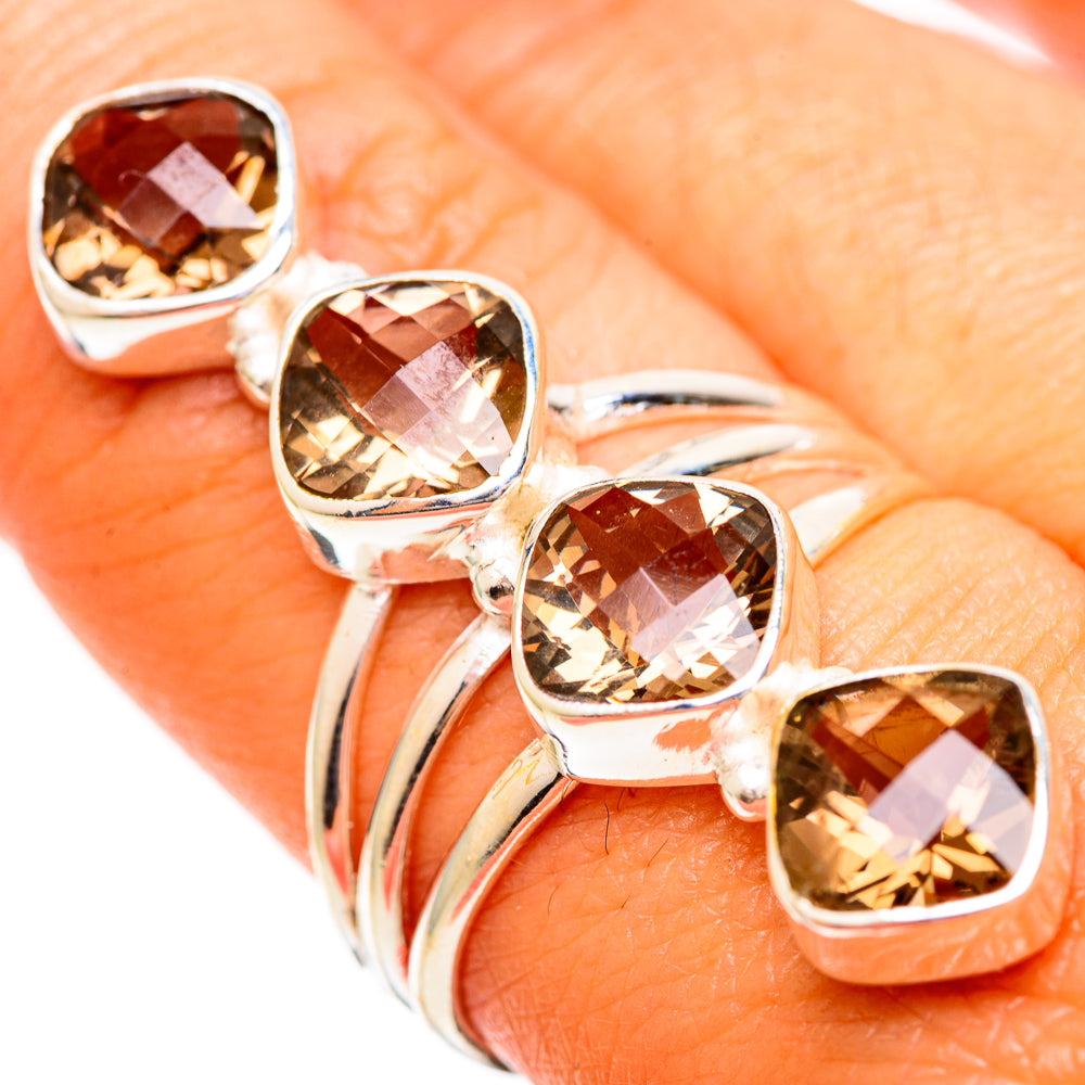 Smoky Quartz Rings handcrafted by Ana Silver Co - RING110433