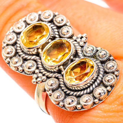 Citrine Rings handcrafted by Ana Silver Co - RING110434