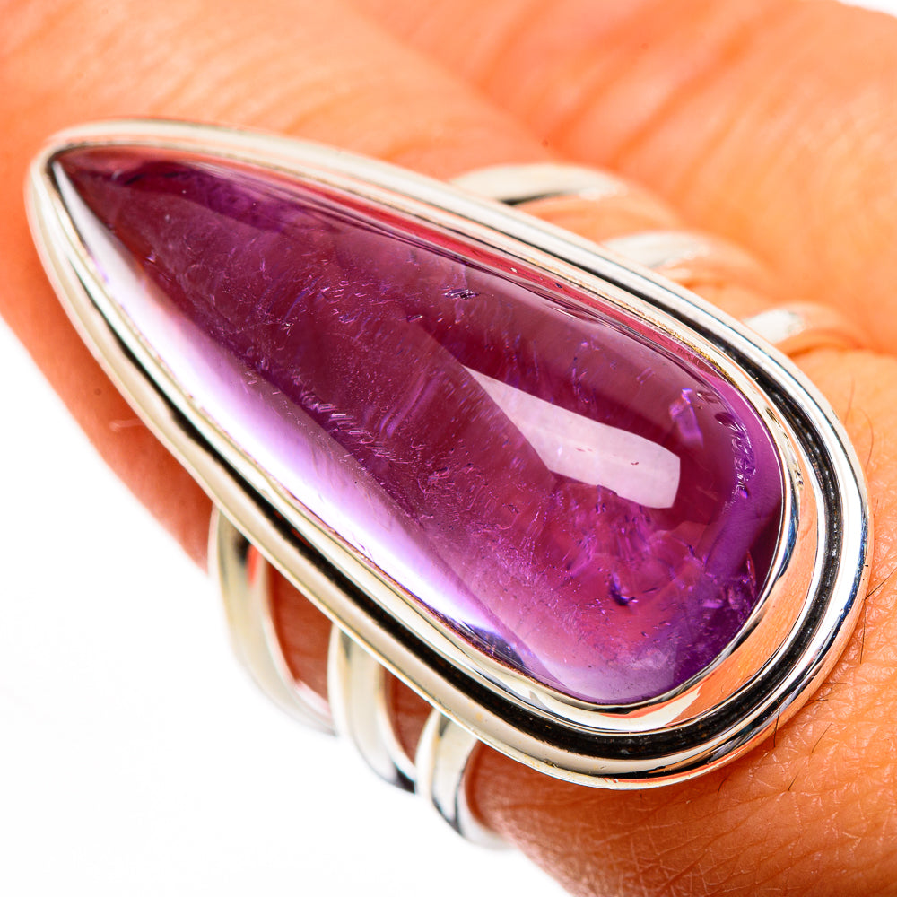 Amethyst Rings handcrafted by Ana Silver Co - RING110437