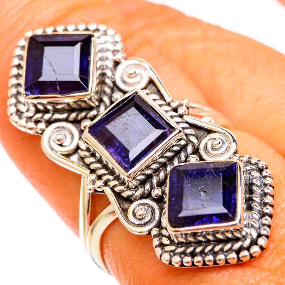Violet Spinel Rings handcrafted by Ana Silver Co - RING110443