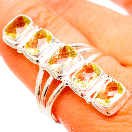 Citrine Rings handcrafted by Ana Silver Co - RING110447
