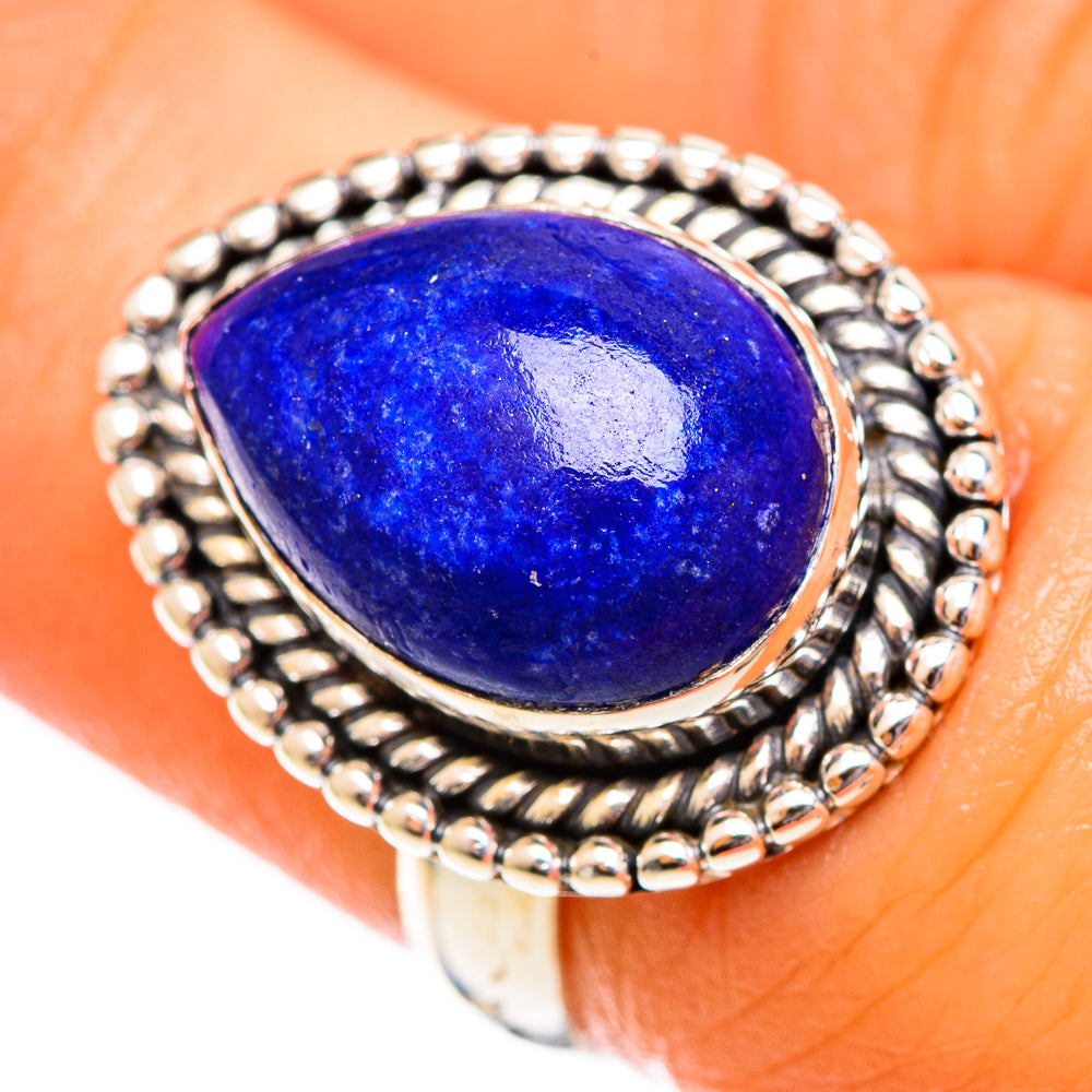 Lapis Lazuli Rings handcrafted by Ana Silver Co - RING110449