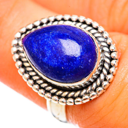 Lapis Lazuli Rings handcrafted by Ana Silver Co - RING110449