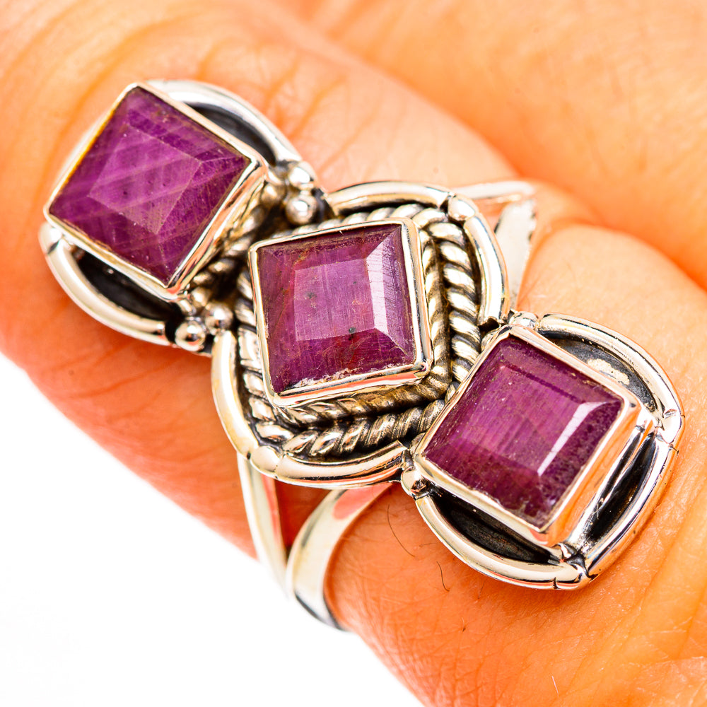 Ruby Rings handcrafted by Ana Silver Co - RING110460