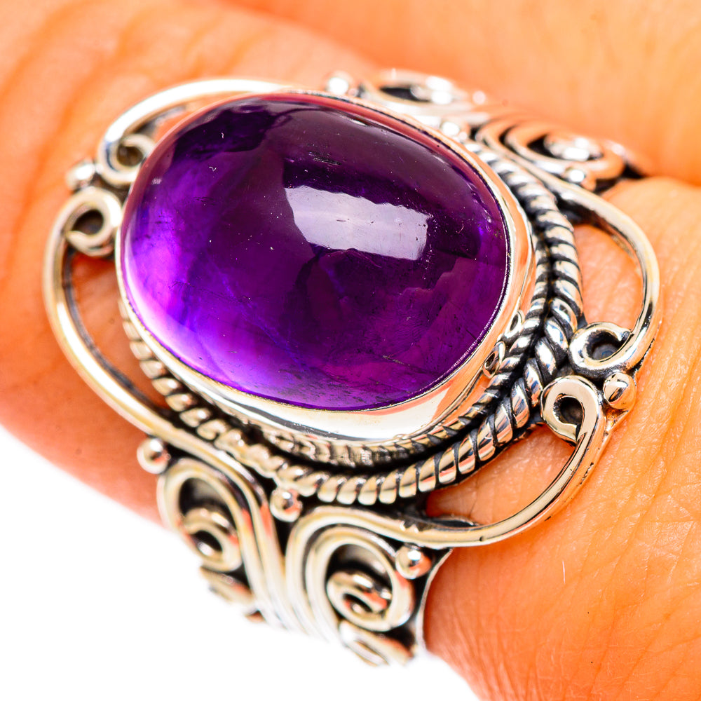 Amethyst Rings handcrafted by Ana Silver Co - RING110464