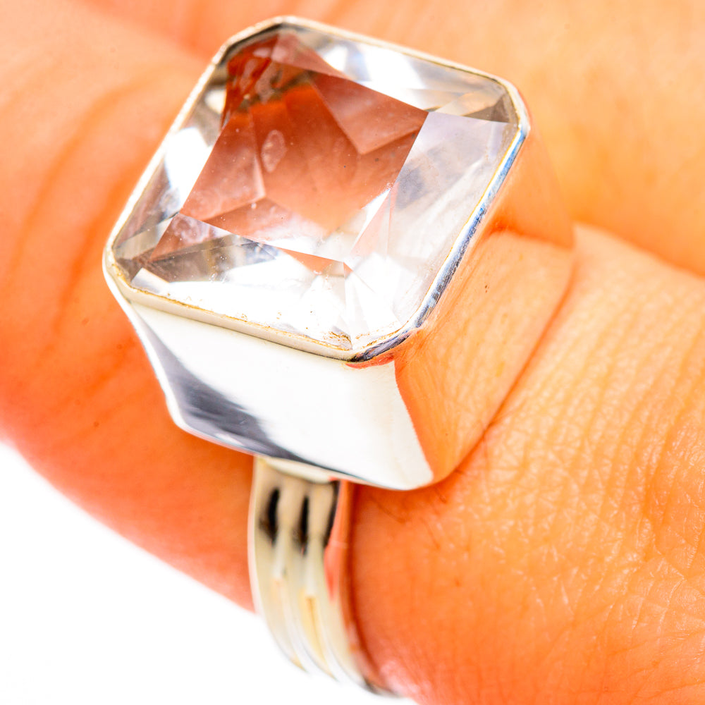 White Quartz Rings handcrafted by Ana Silver Co - RING110467