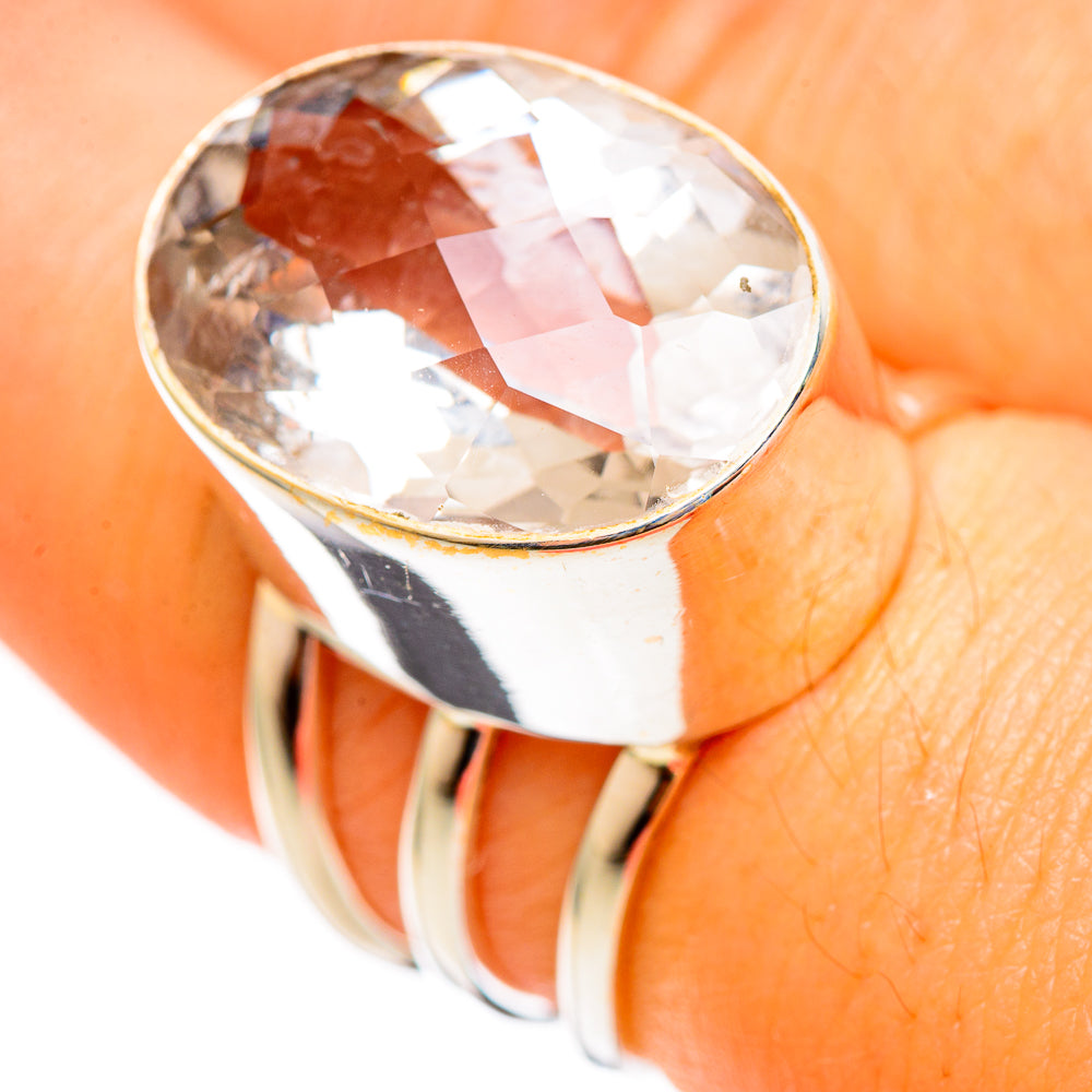 White Quartz Rings handcrafted by Ana Silver Co - RING110471