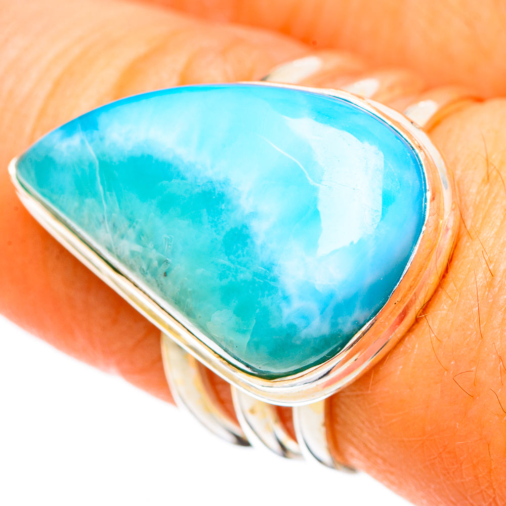 Larimar Rings handcrafted by Ana Silver Co - RING110477