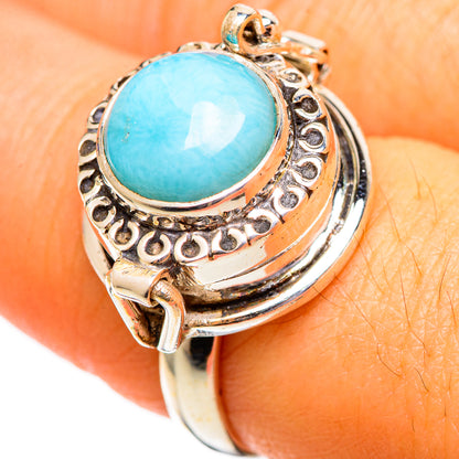 Larimar Rings handcrafted by Ana Silver Co - RING110480