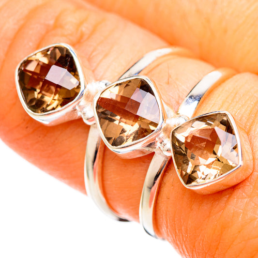 Smoky Quartz Rings handcrafted by Ana Silver Co - RING110485