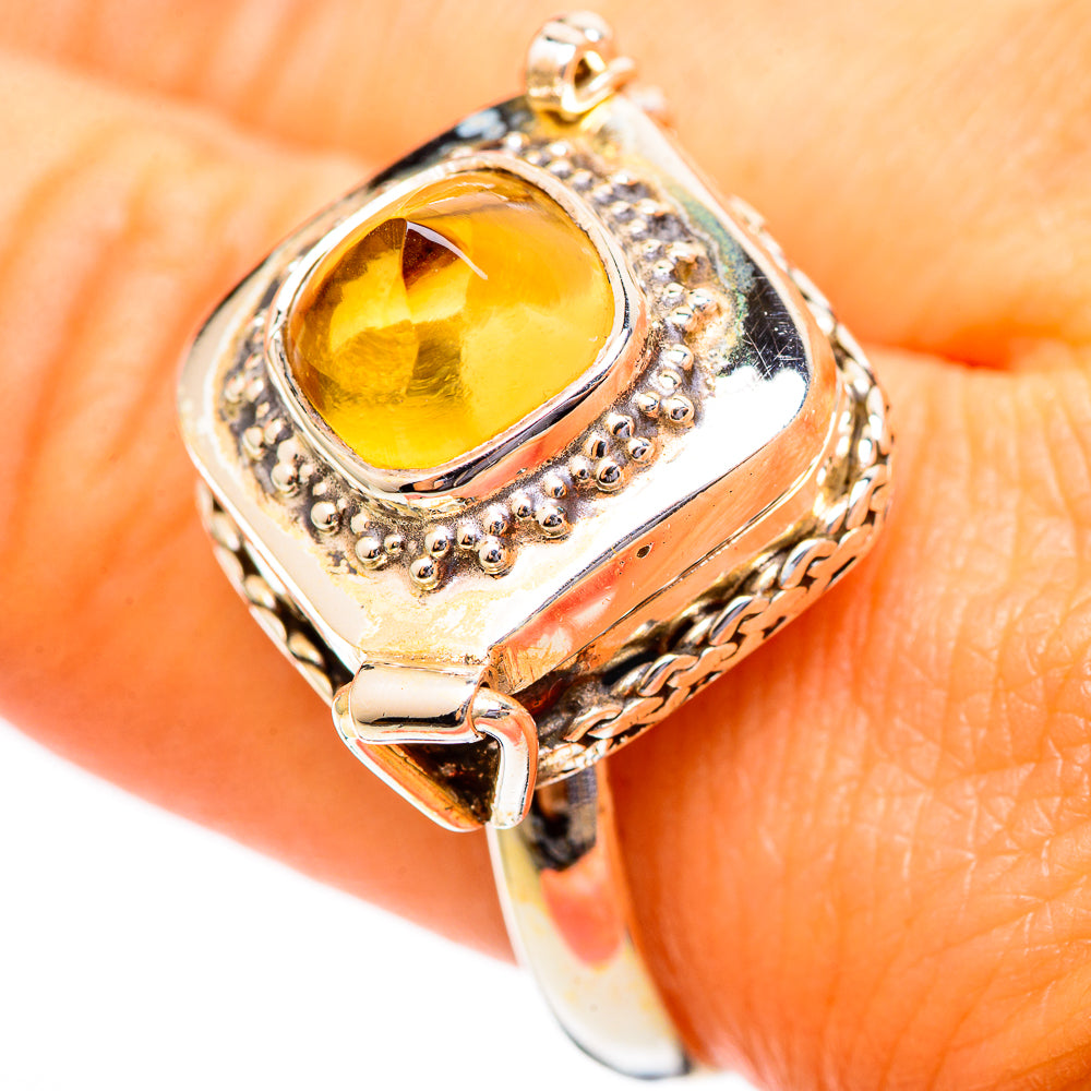 Citrine Rings handcrafted by Ana Silver Co - RING110487