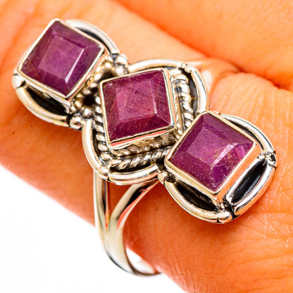 Ruby Rings handcrafted by Ana Silver Co - RING110489