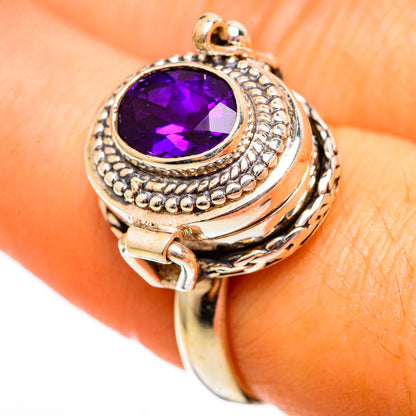 Purple Spinel Rings handcrafted by Ana Silver Co - RING110494