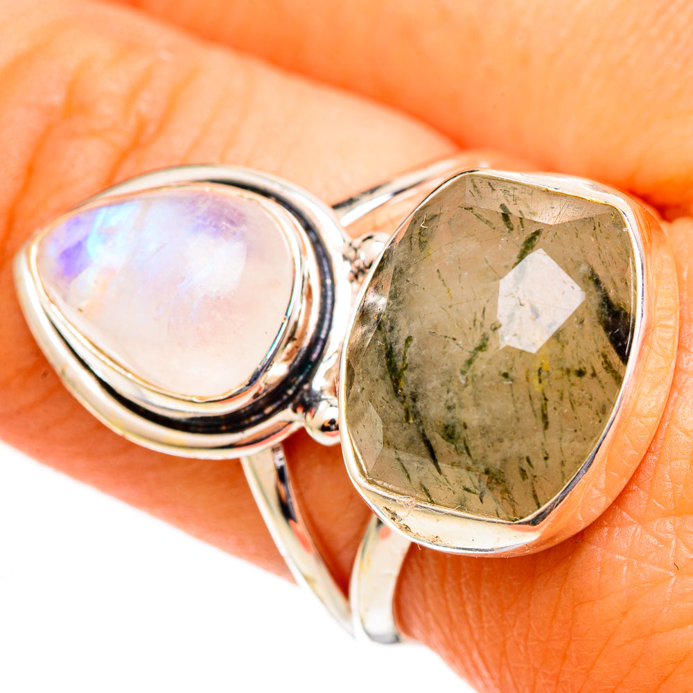 Prehnite Rings handcrafted by Ana Silver Co - RING110496