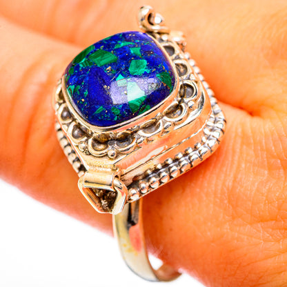Azurite Rings handcrafted by Ana Silver Co - RING110504