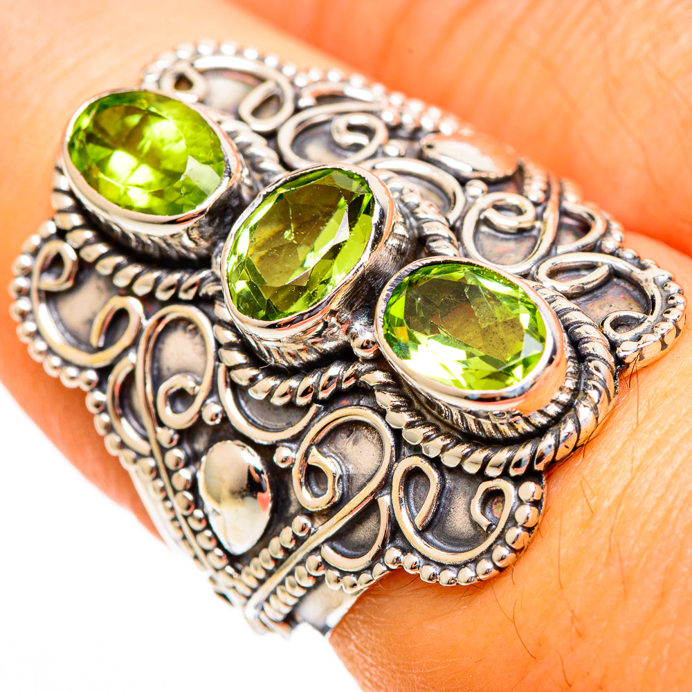 Peridot Rings handcrafted by Ana Silver Co - RING110513