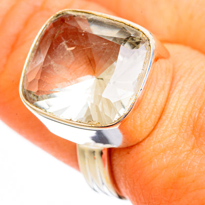 White Quartz Rings handcrafted by Ana Silver Co - RING110524