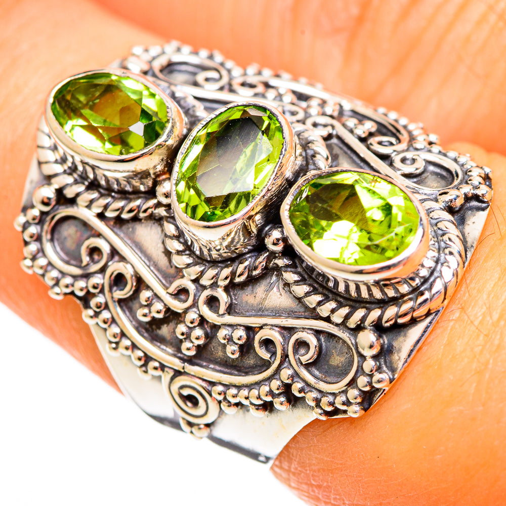 Peridot Rings handcrafted by Ana Silver Co - RING110541