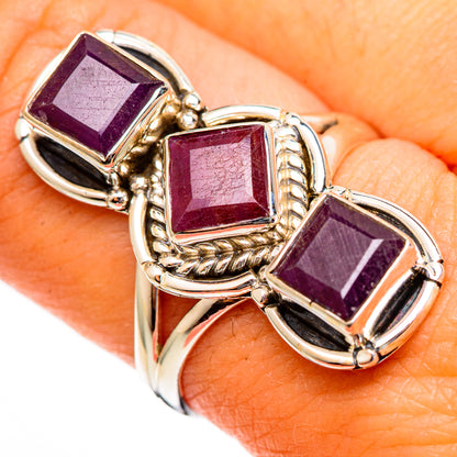 Ruby Rings handcrafted by Ana Silver Co - RING110542
