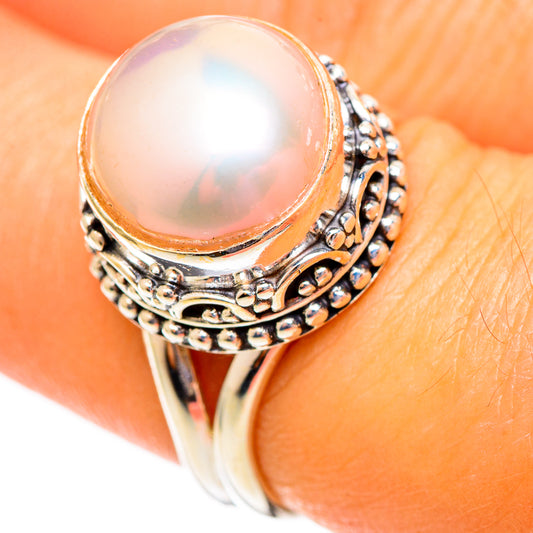 Cultured Pearl Rings handcrafted by Ana Silver Co - RING110550