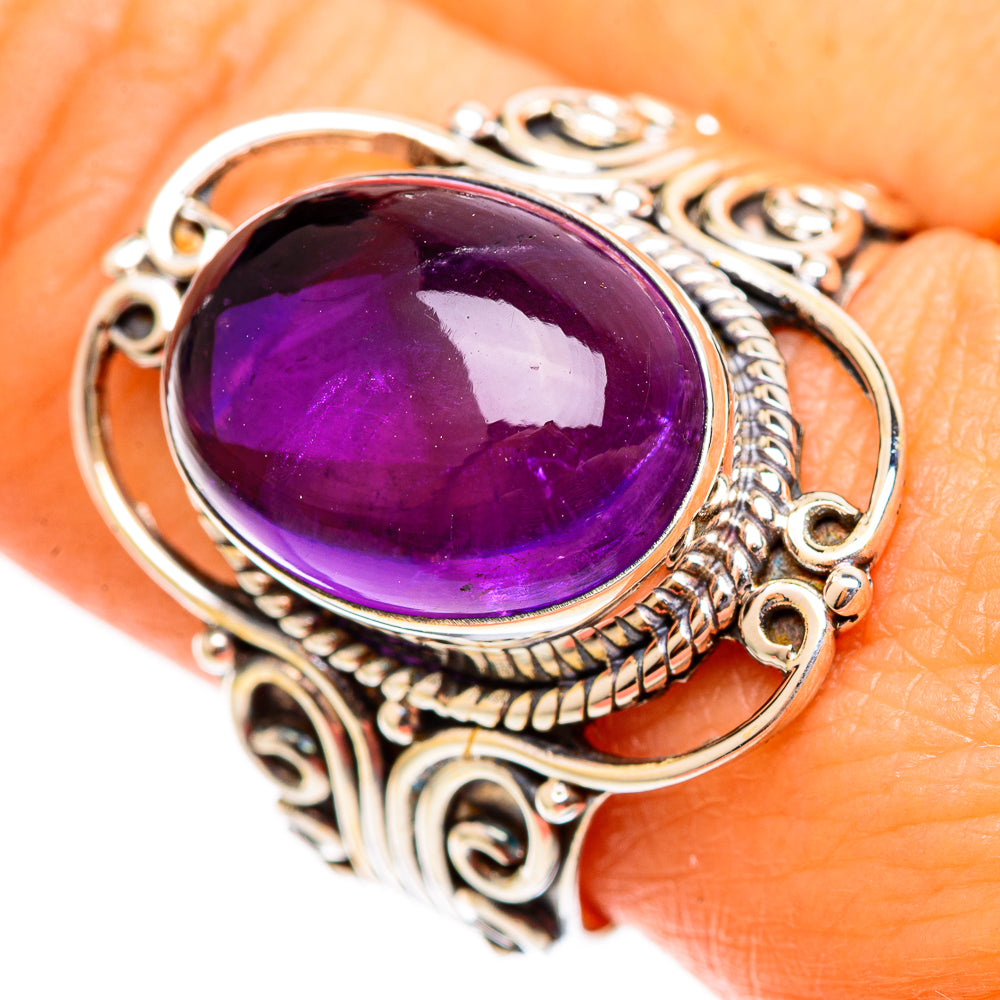 Amethyst Rings handcrafted by Ana Silver Co - RING110572